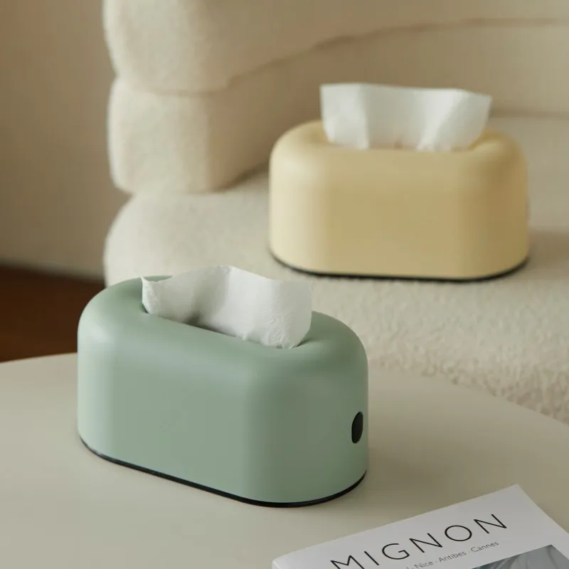 Cream Creative Tissue Box Cross-border Home Living Room Desktop Coffee Table Tissue Paper Storage Box Car Holder
