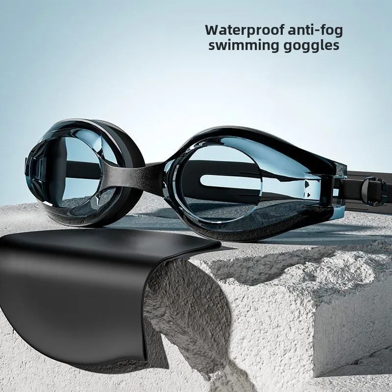 Swimming goggles high definition waterproof anti-fog eye protection adult adjustable swimming glasses goggles equipment