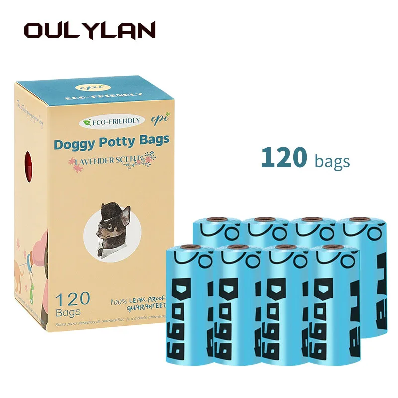 8-18Rolls Sacchetto Di Cacca Di Cane Sacchetti Di Immondizia Per Rifiuti Di Animali Domestici Trasportino Per Esterni Sacchetto Di Raccolta Dei Rifiut