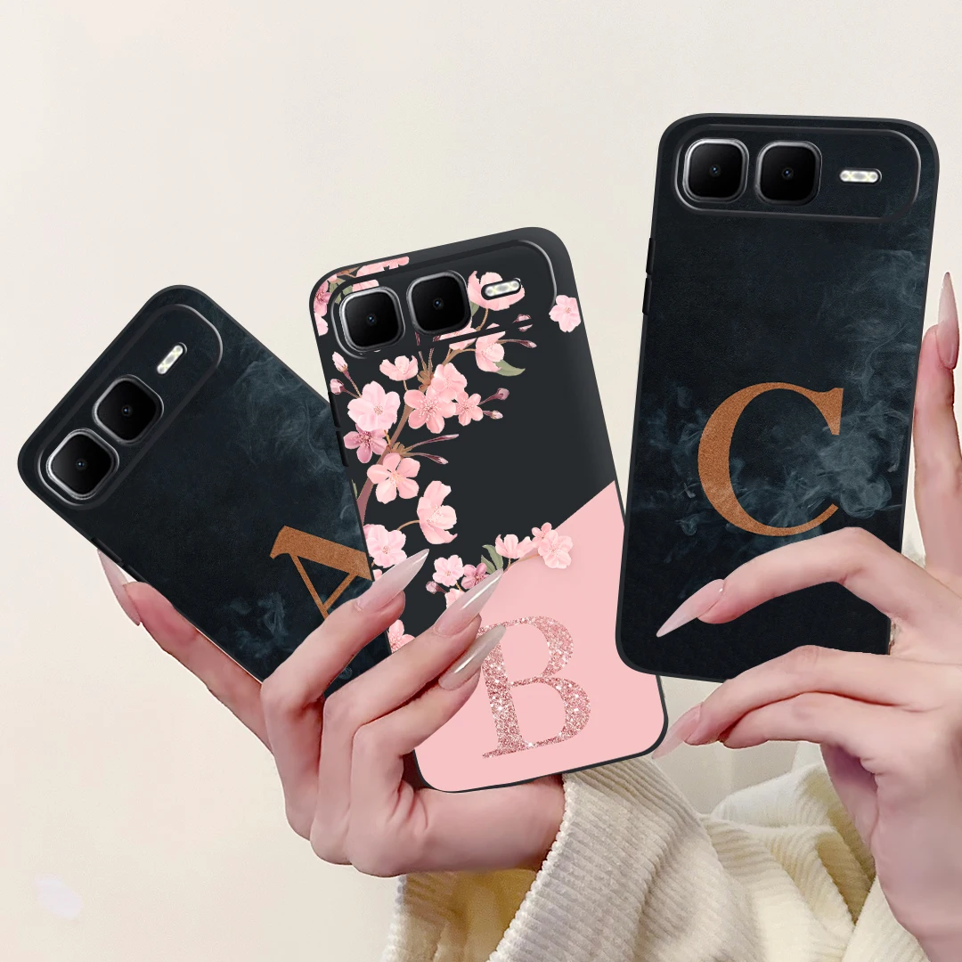 Luxury Letters Soft TPU Phone Case for Infinix Smart 10 Plus