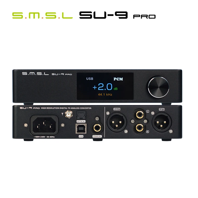 Smsl Su-9 Pro Es9039Mpro Decoder Mqa E Mqa-Cd Bluetooth 5.0 Dac Xu316 768Khz/32Bit Dsd512 Con Telecomando