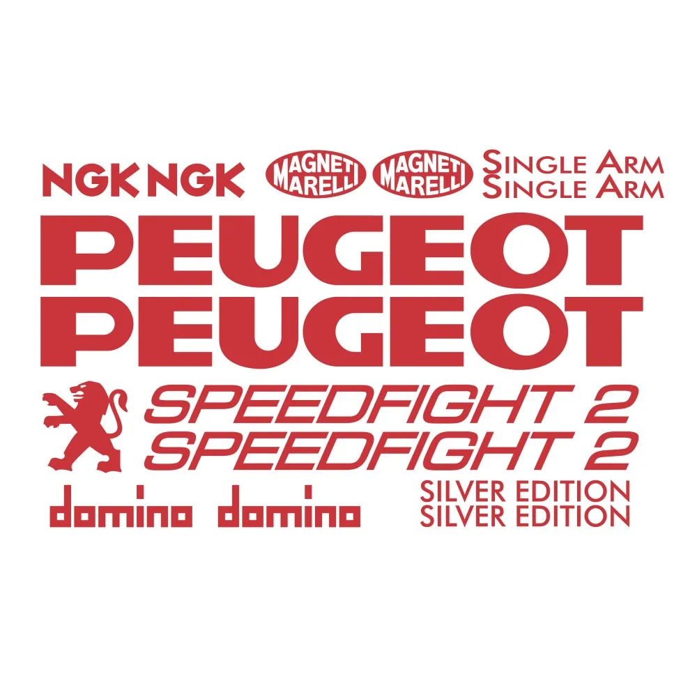 Kit Adesivo Compatibile Per Moto Scooter Peugeot Speedfight 2