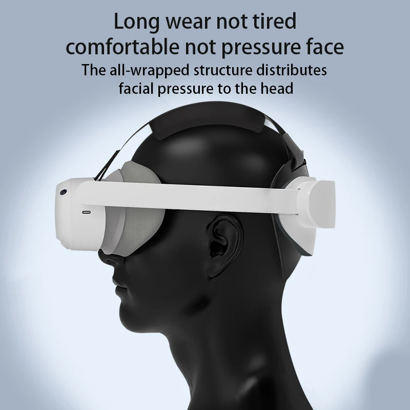 Hibloks VR Battery Head Strap Comfort Adjustable Decompression Bracket Power Ba