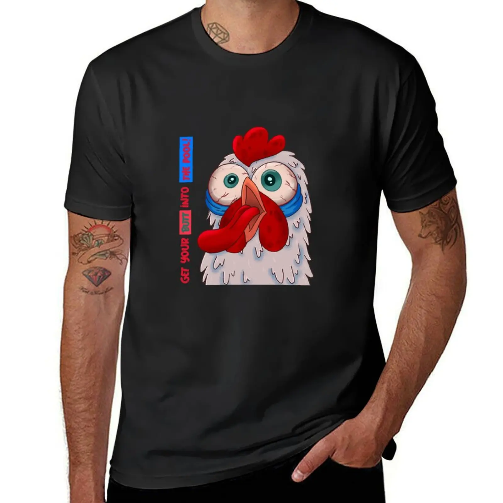 

Get Your Butt Into The Pool T-shirt shirts graphic tees Blouse Men's t-shirts