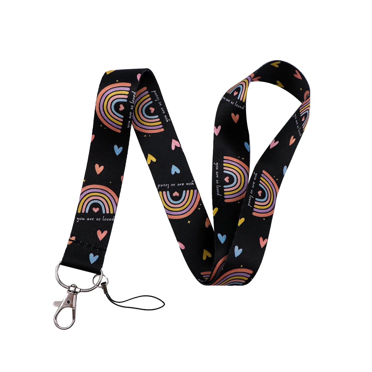 Vibrant Be Kind Quotation Lanyard – Inspirational Neck Strap & Keyring Accessory