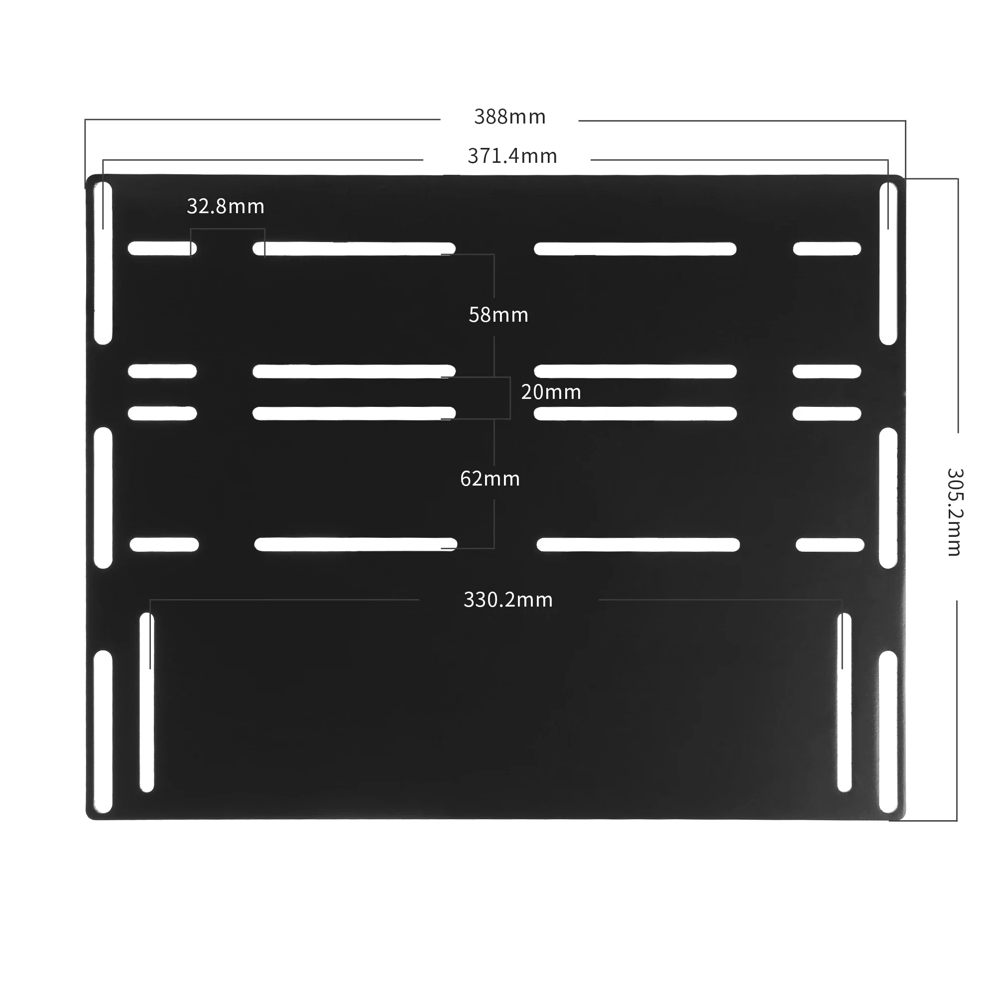 Sim pedals Plate Simracing pedal Universal Pedal Mount Pedals Base Plate sim racing pedal mount