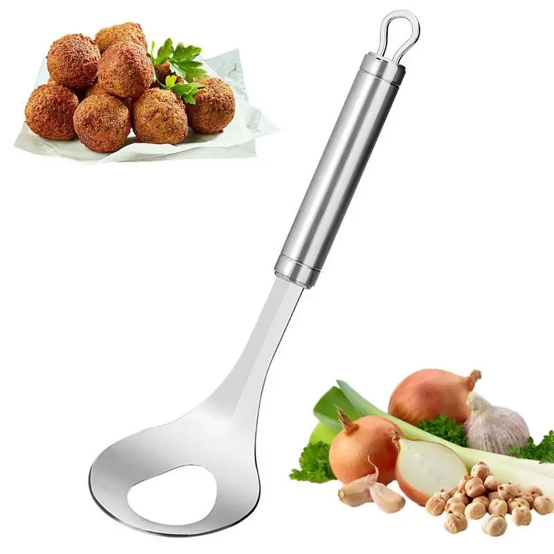 Stainless Steel Meatballs Spoon Non-Stick Meatball Maker Kitchen Meat Tools Manual Food Processorle Fish Balls Utensils