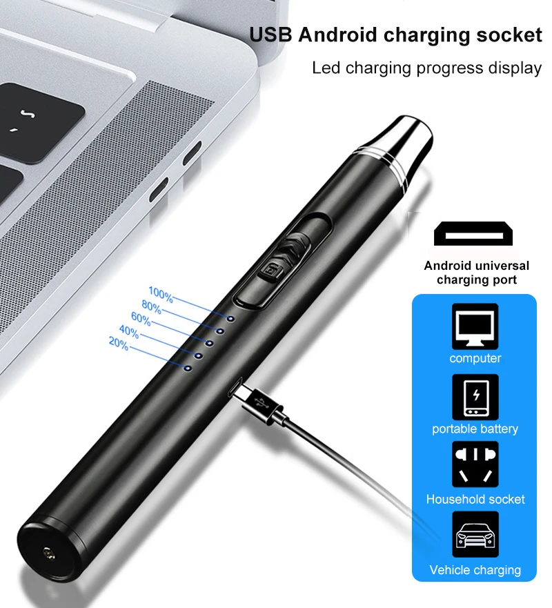 Description Picture 5 of itemElectric Arc BBQ Igniter Plasma Ignition Kitchen Lighter USB Windproof Flameless For Candle Stove Lighter Selectric Rod NOT GAS