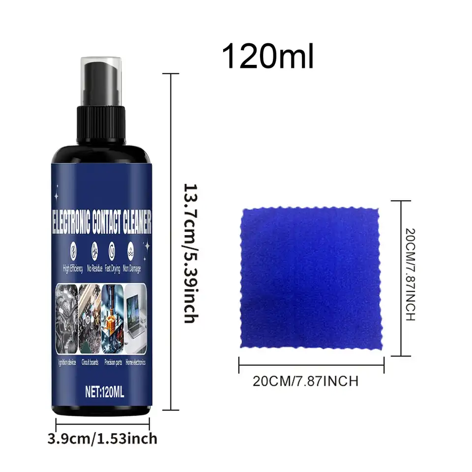 Contact Cleaner Electronics 120ml Circuit Board Dust Removal Agent Precision Electronic Cleaning Spray for Computer Office Home image 6