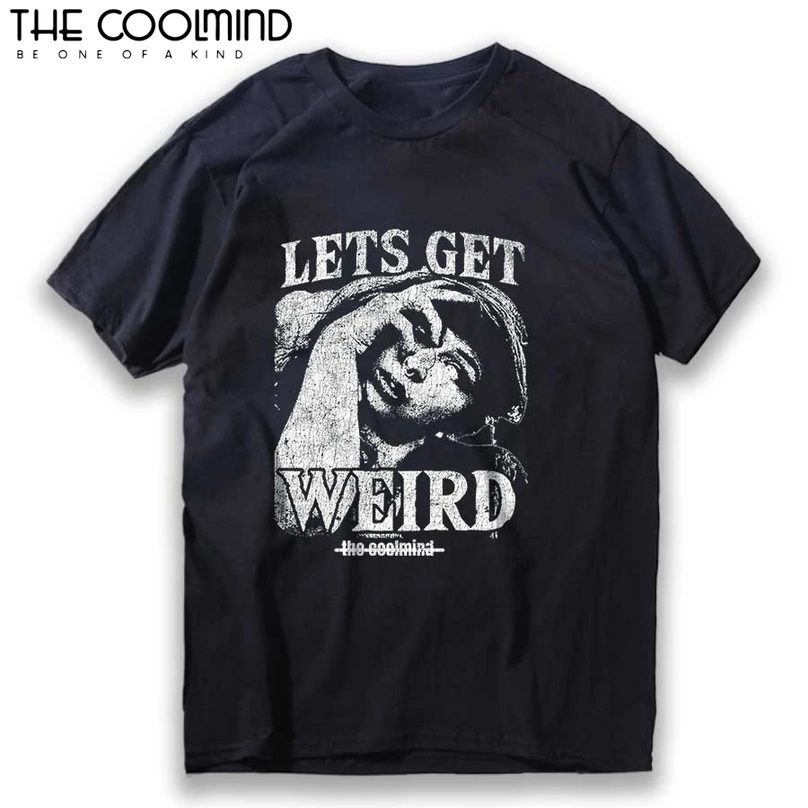 THE COOLMIND, хлопковая Классическая уличная одежда, гранж-графическая футболка унисекс, Мужская футболка большого размера, хлопковая футболка премиум-класса, Fqtee