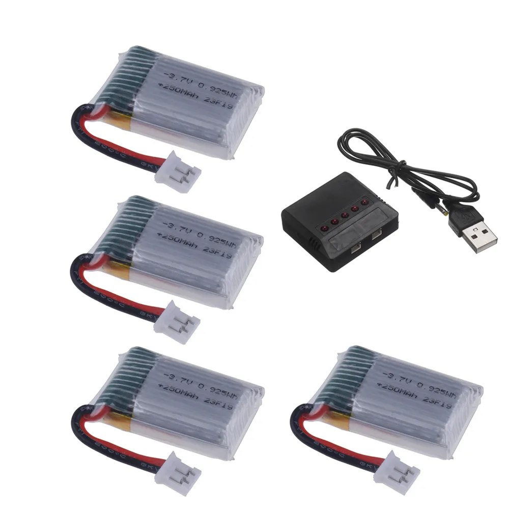 ตัวเลือกสินค้า แบตเตอรี่ลิโพ 3.7V 250mAh สำหรับโดรน E010-E013 และ Furibee F36