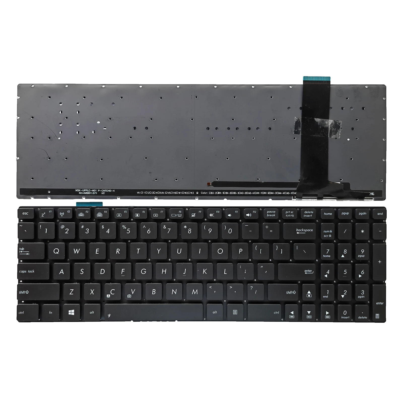 Новинка для ASUS N56J N56V N56VM N56DP N76V N76VM N550 N550JV US Keyboard