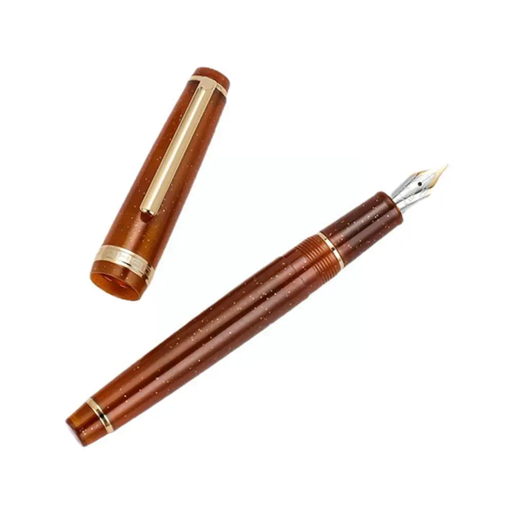 

Jinhao 82 Fountain Pen Transparency Acrylic Pen Plastic Golden Nib 0.5mm Supplies F Office Ef School Business Spin Pen Writ U3x9