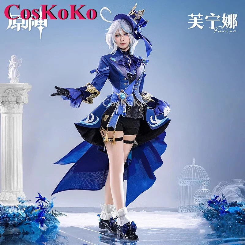 

CosKoKo Furina/Focalors Cosplay Game Genshin Impact Costume Sweet Nifty Lovely Uniforms Halloween Party Role Play Clothing S-3XL