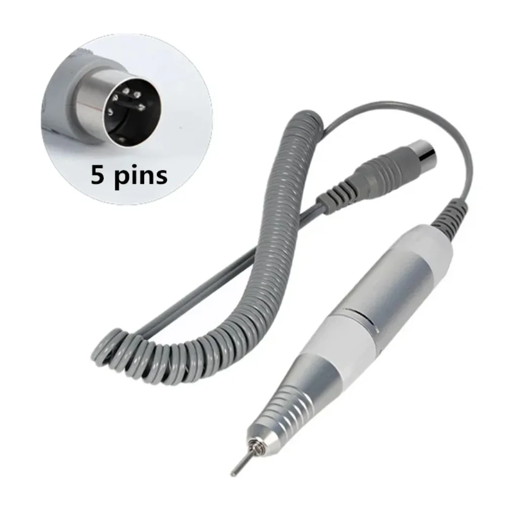 전문 전기 네일 드릴 핸들 35000RPM 네일 아트 드릴 핸드피스 파일 광택 연삭기 매니큐어 드릴 액세서리