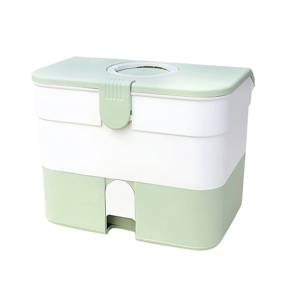 

Medicine Chest Organizer Kids First Aid Kit Case Storage Boxes Plastic Portable Medical Manicure