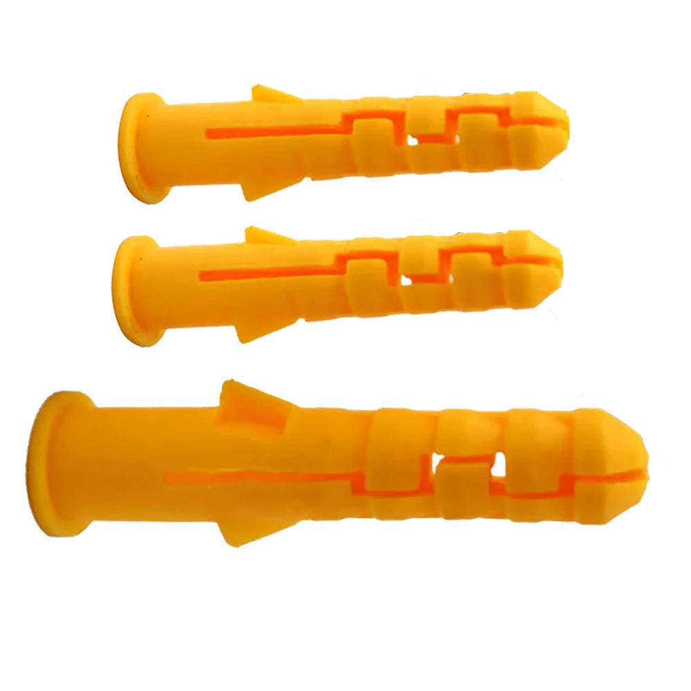300pcs Plastic Expansion Tube Pipe Self Tapping Wall Anchors Drilling Woodworking Plugs With Metal Screw kit |