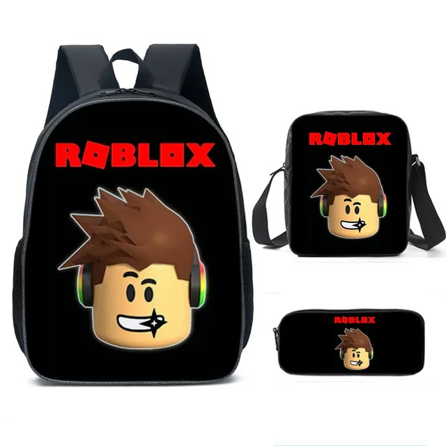 Mochila infantil ROBLOX 3D Print, mochilas escolares, desenhos