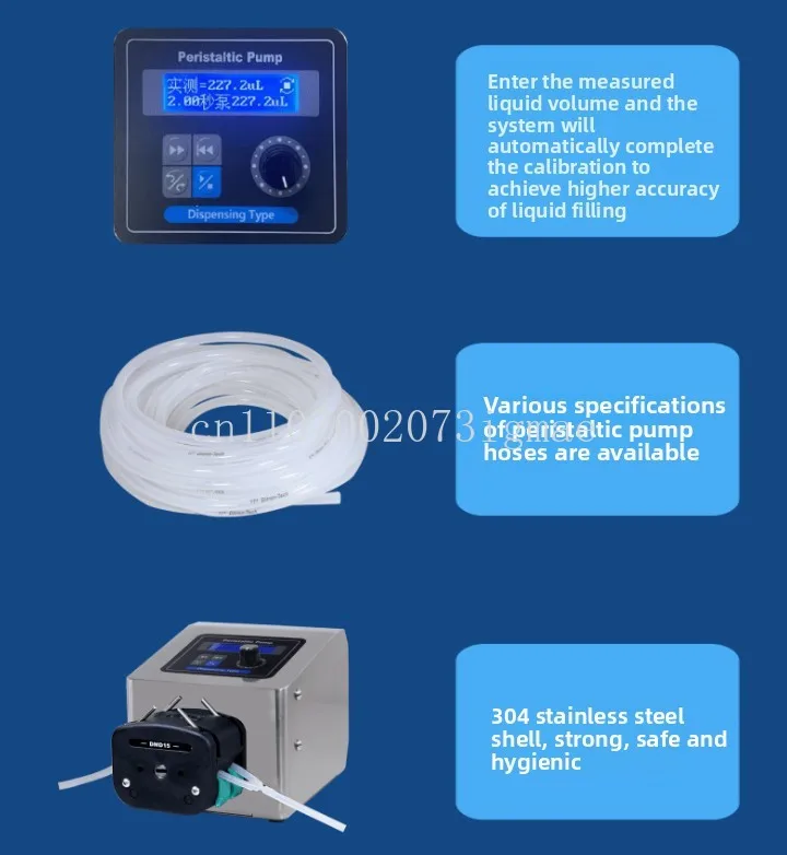 BT100 BT300 고정밀 소형 연동 펌프 필러 정량 주입기 (점성 부식성 액체, 네일 글루, 향수, 요구르트용)