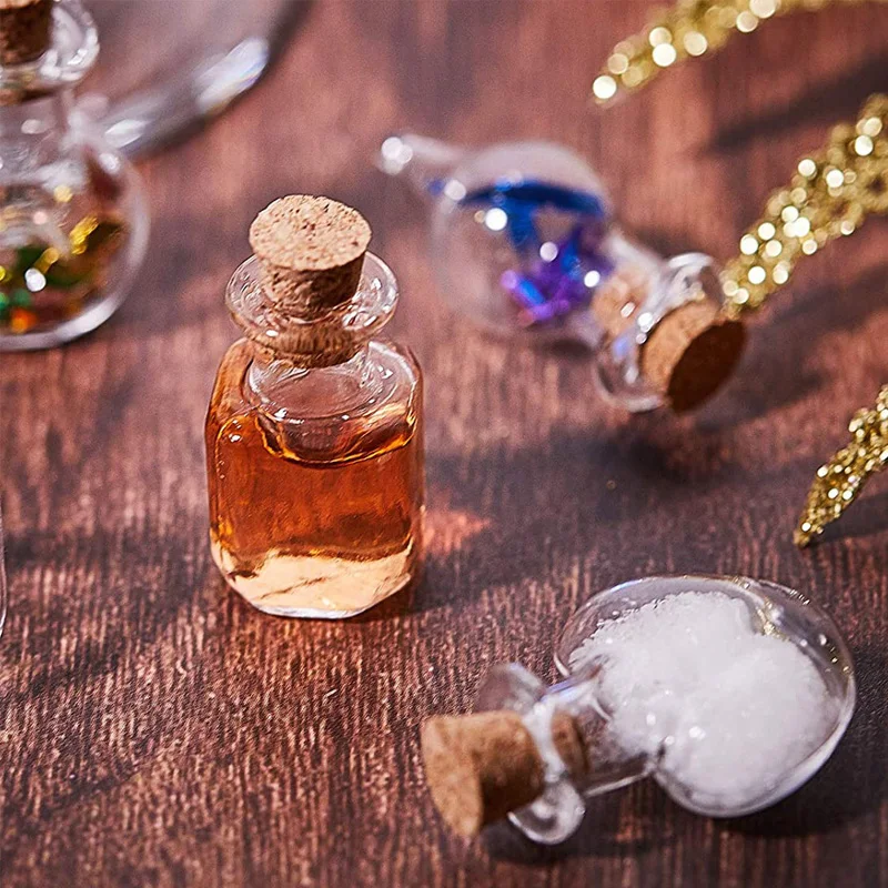Boccette Vetro Con Tappo Sughero - 35 Pezzi 10ml Per Craft E Decorazioni - Foto 11