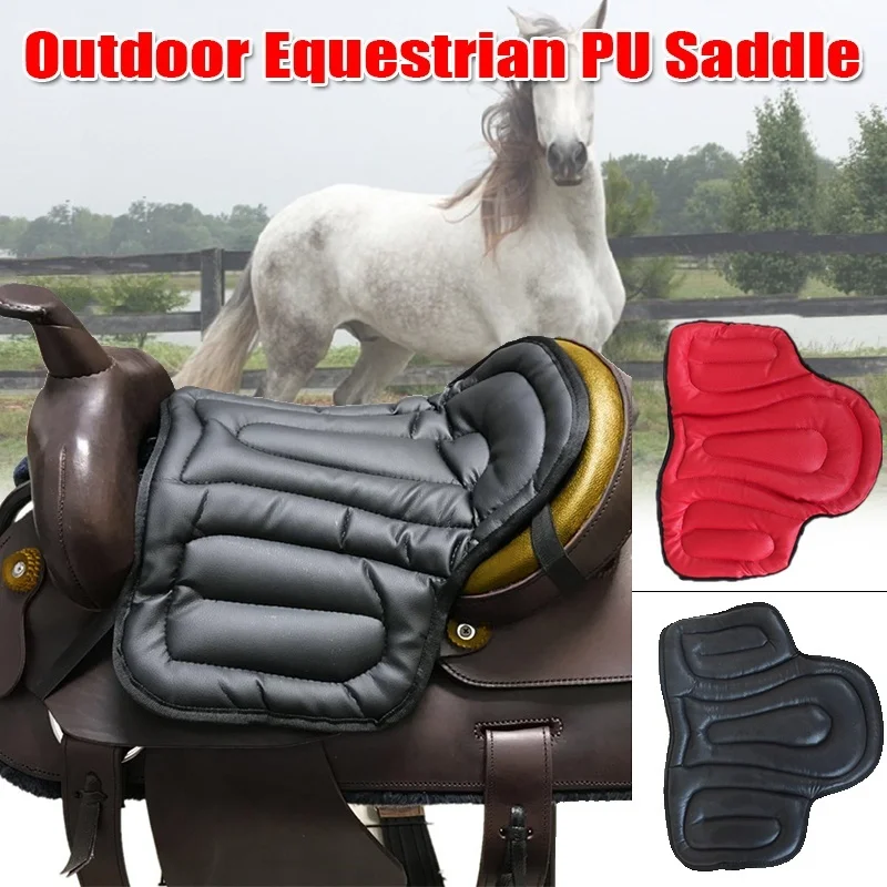 thumbnail image 2 of Western Saddle Tush Cushion Pad - Horse Riding Shock Absorbing Seat Saver For Long Rides 2 of 14