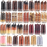 Boucles françaises tressage cheveux 24 pouces boucles en spirale synthétiques tresses Extensions de cheveux pour les femmes pré étirées vague lâche tressage cheveux 3