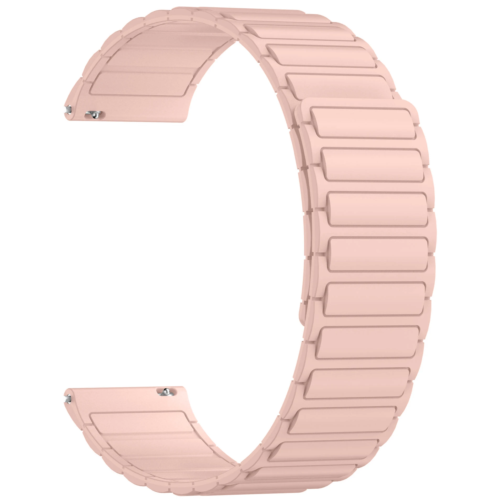 Magnetic Silicone Strap Bracelet - 20mm/22mm, Universal Fit