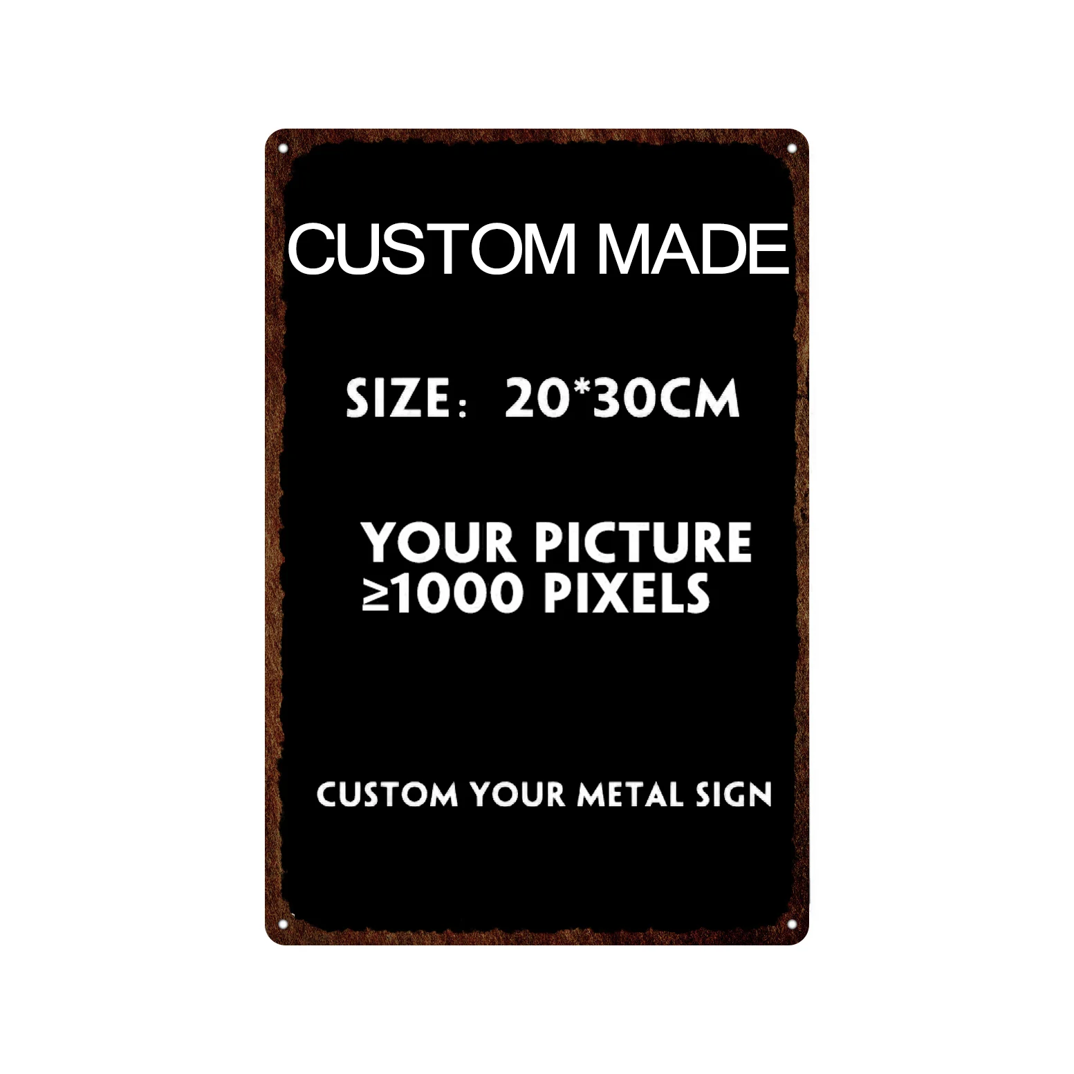 

metal signs for 20 pieces