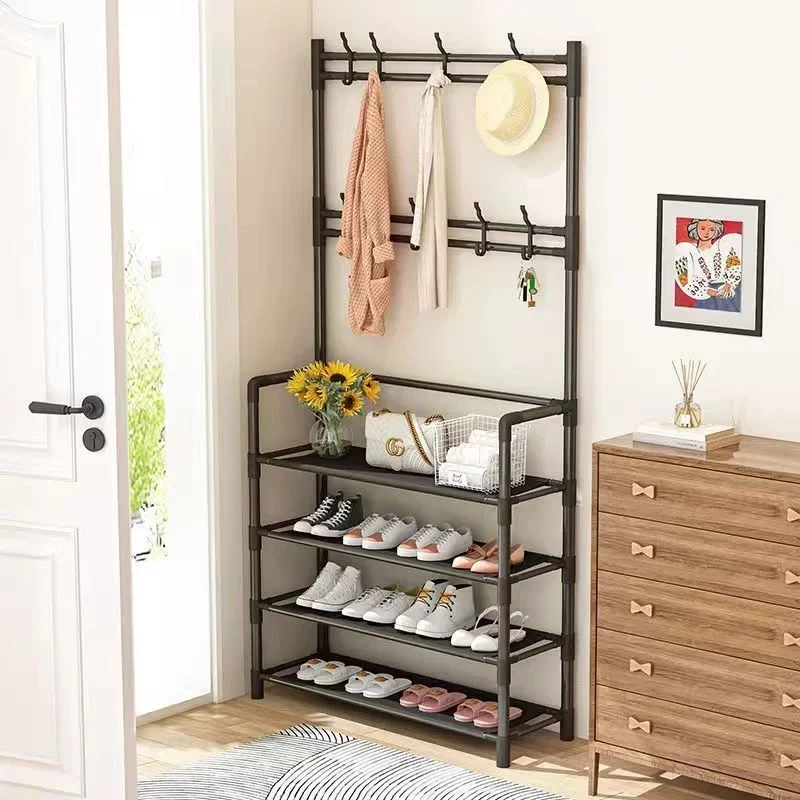 Shoe and Hat Rack Multi-Layer Household Floor Integrated Simple Multi-functional