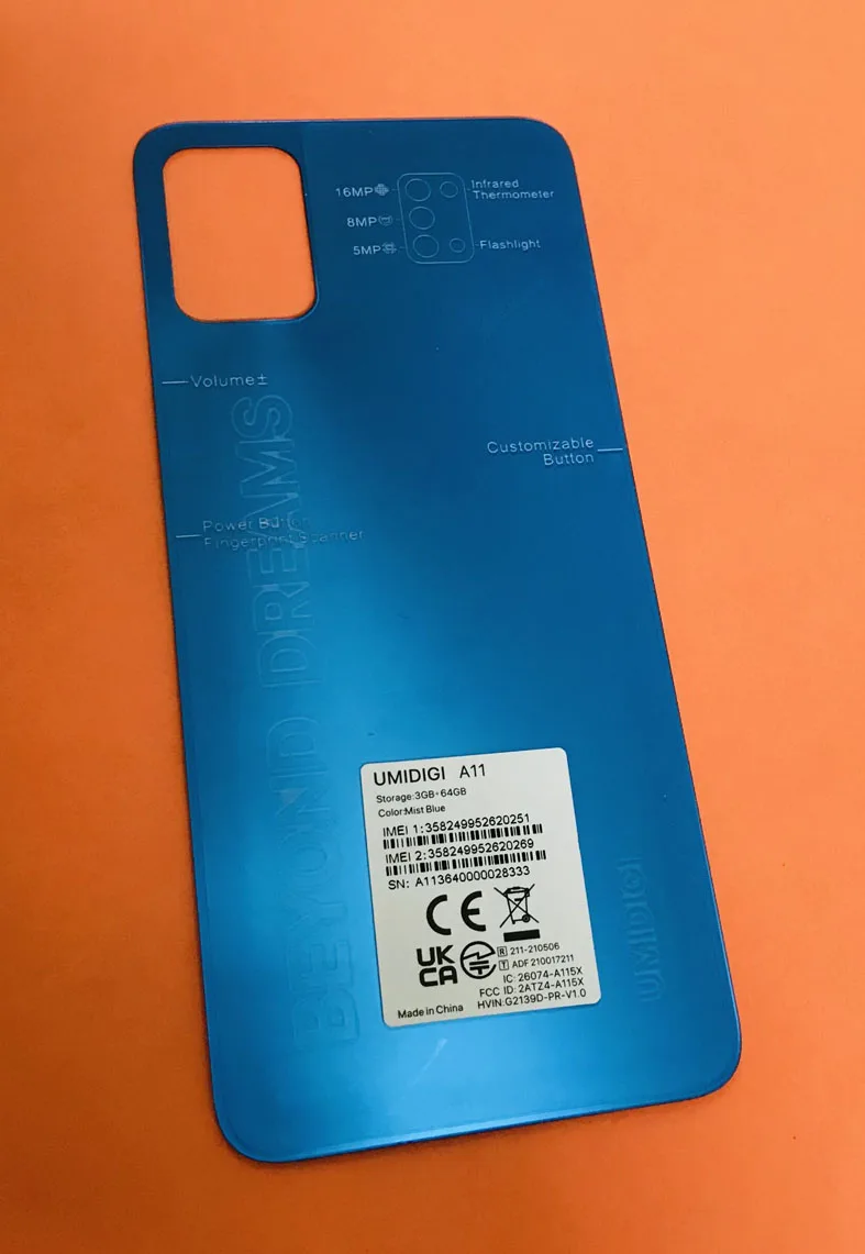 

Оригинальная модель телефона для UMIDIGI A11 Helio G25 Восьмиядерный процессор 6,53 дюймов HD + бесплатная доставка