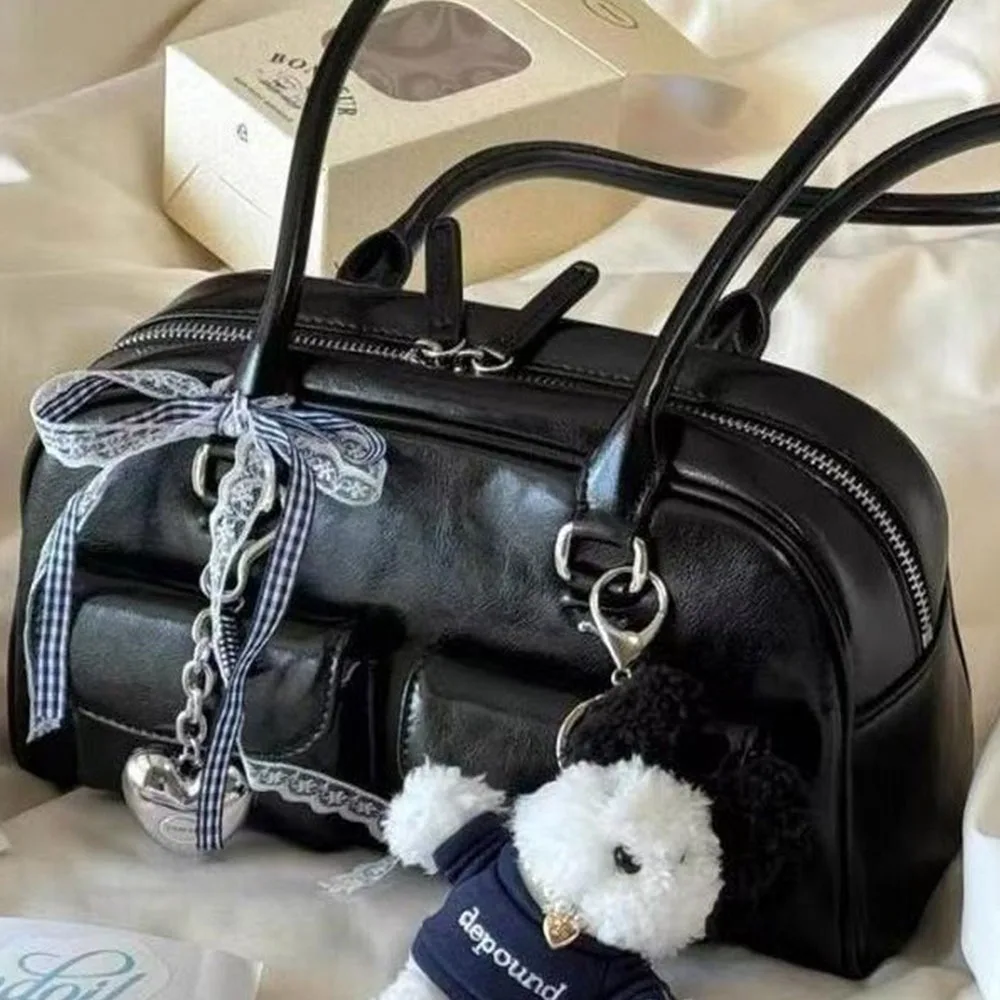 Bolsa Tote Feminina em Material Sintético Retrô