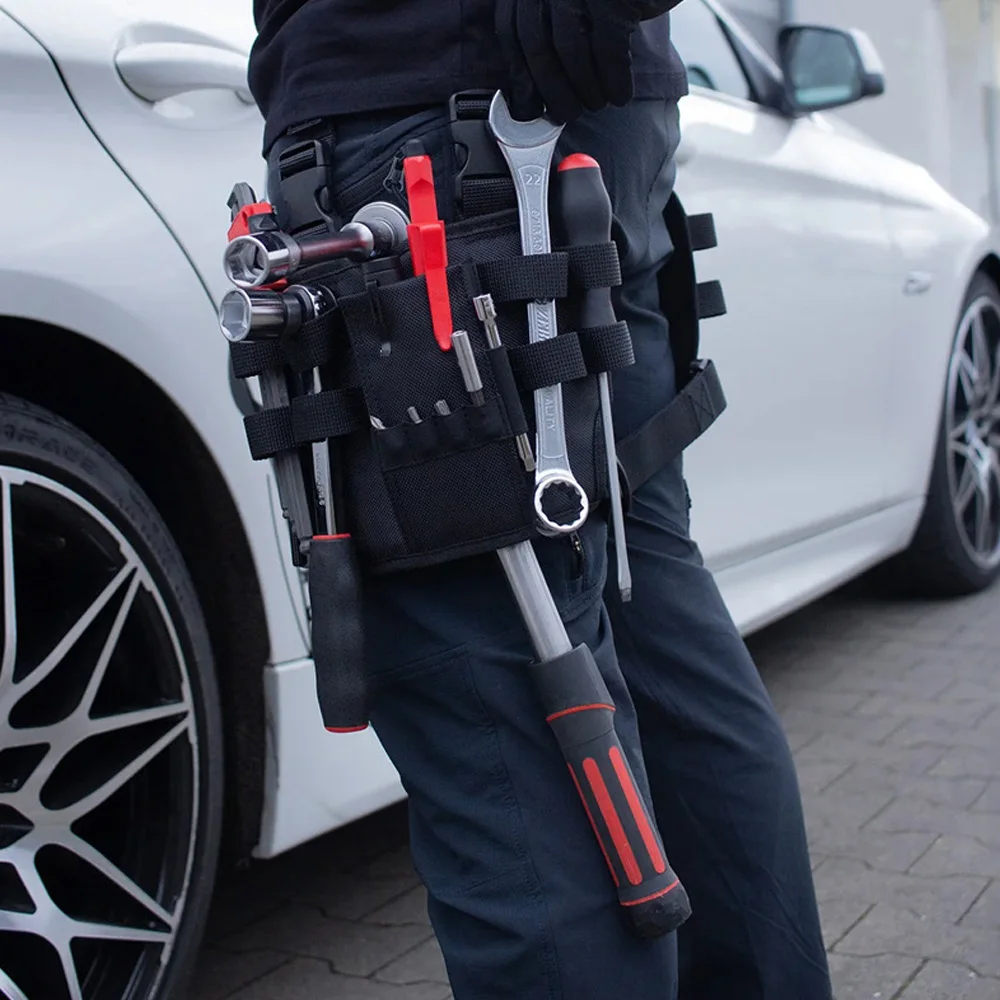 Tool Bag Belt Clip Holster Leg Tool Pouch Tactical Waist Bag Electrician holder pocket for Men Maintenance