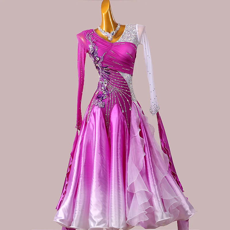 Ballroom Dance Competition Dresses Dance Costumes Waltz Dress For