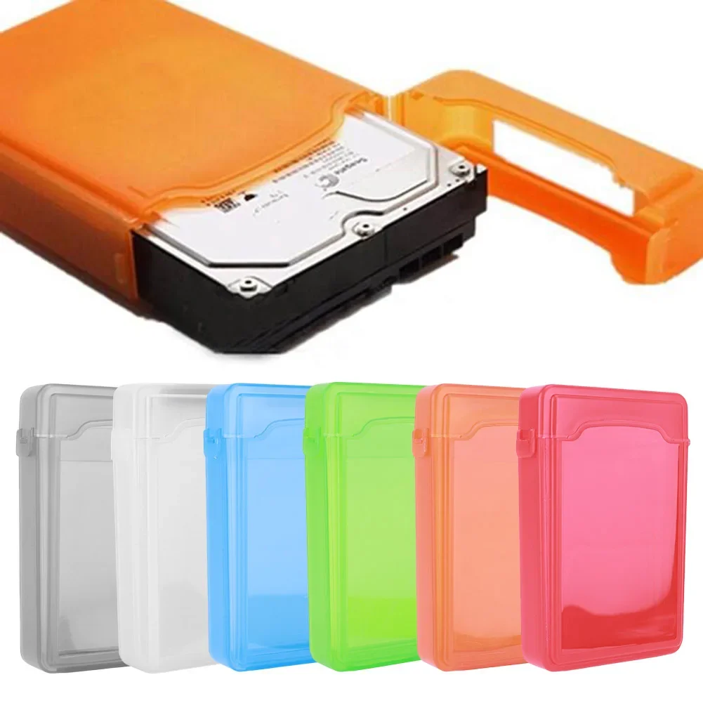 Hard Disk Case 3.5 inch Dust Proof Plastic For IDE SATA HDD