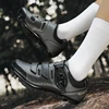 Professional Mountain Bike Cycling Shoes MTB Flat Cleat SPD Shoes Outdoor Self-Locking Big Size 48 Racing Bicycle Sneakers Men 4