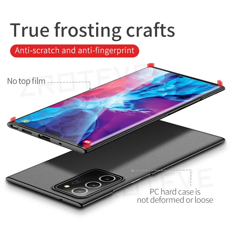 Note20 Ultra Case ZROTEVE Slim Hard PC Frosted Cover For Samsung