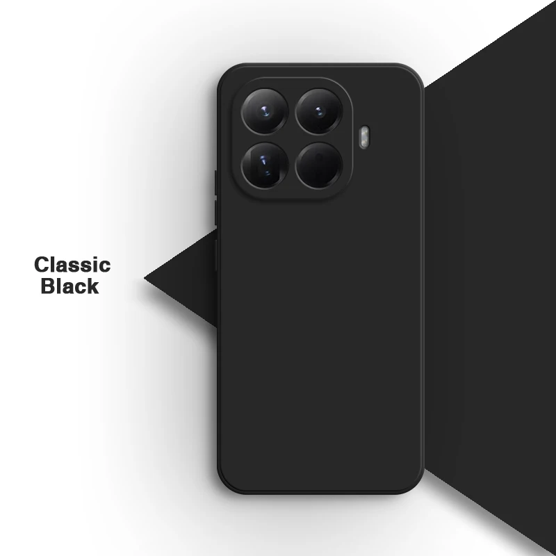 Original Liquid Silicone Shockproof Back Cover with Classic Square Design