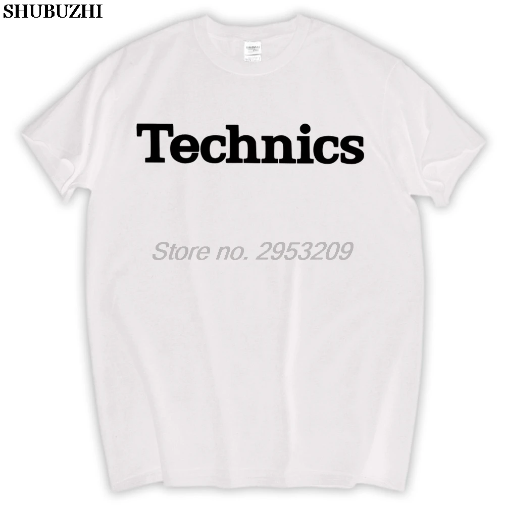 Technics Logo T Shirt Dj 1200 Giradischi Musica Vari Colori Cotton Tee