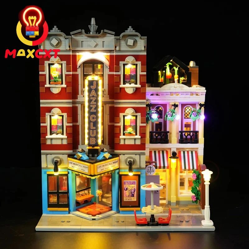 MAXCXT LED Light Set For LEGO 10312 Creative Expert Jazz Club Pizzeria ...