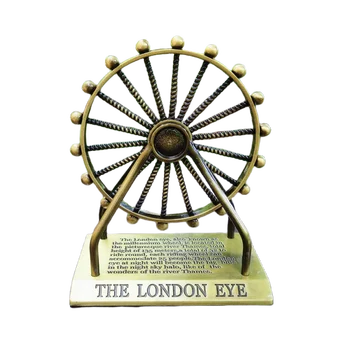 Diabelski młyn, londyńskie oko, Model architektoniczny, pulpit, malownicze, pamiątki turystyczne, prezenty świąteczne, rękodzieło, metalowe ozdoby do domu