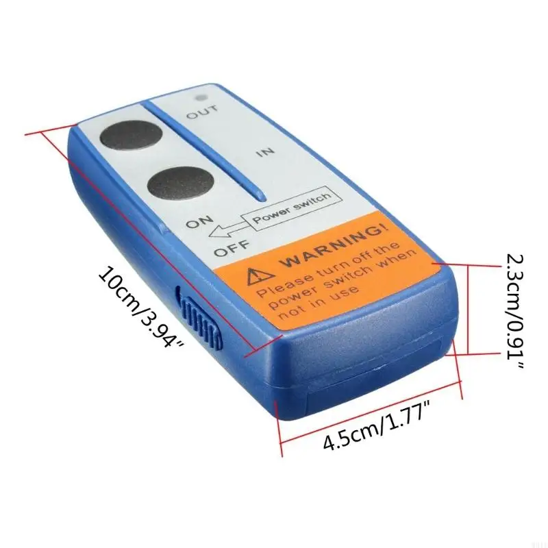 W91F 24V 12V Digital Wireless Winches Remote Control Recovery For SUV Towing Off-Road