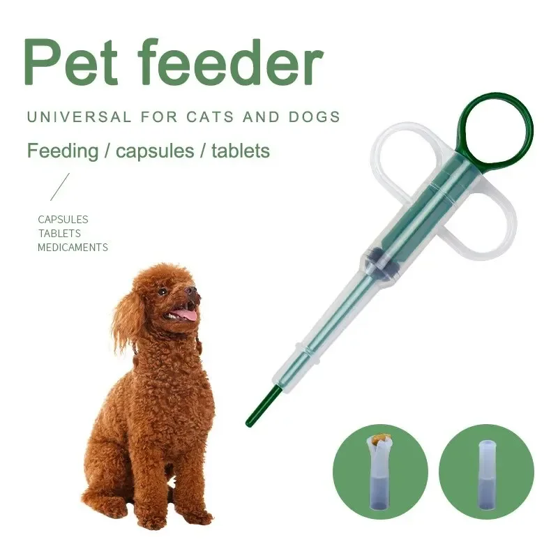 Pet Medicine Syringe Feeder Tablet Pill Liquid Comfortable Dog and Cat Universal Safe Easy Clean Use Repeatedly Pet Accessories