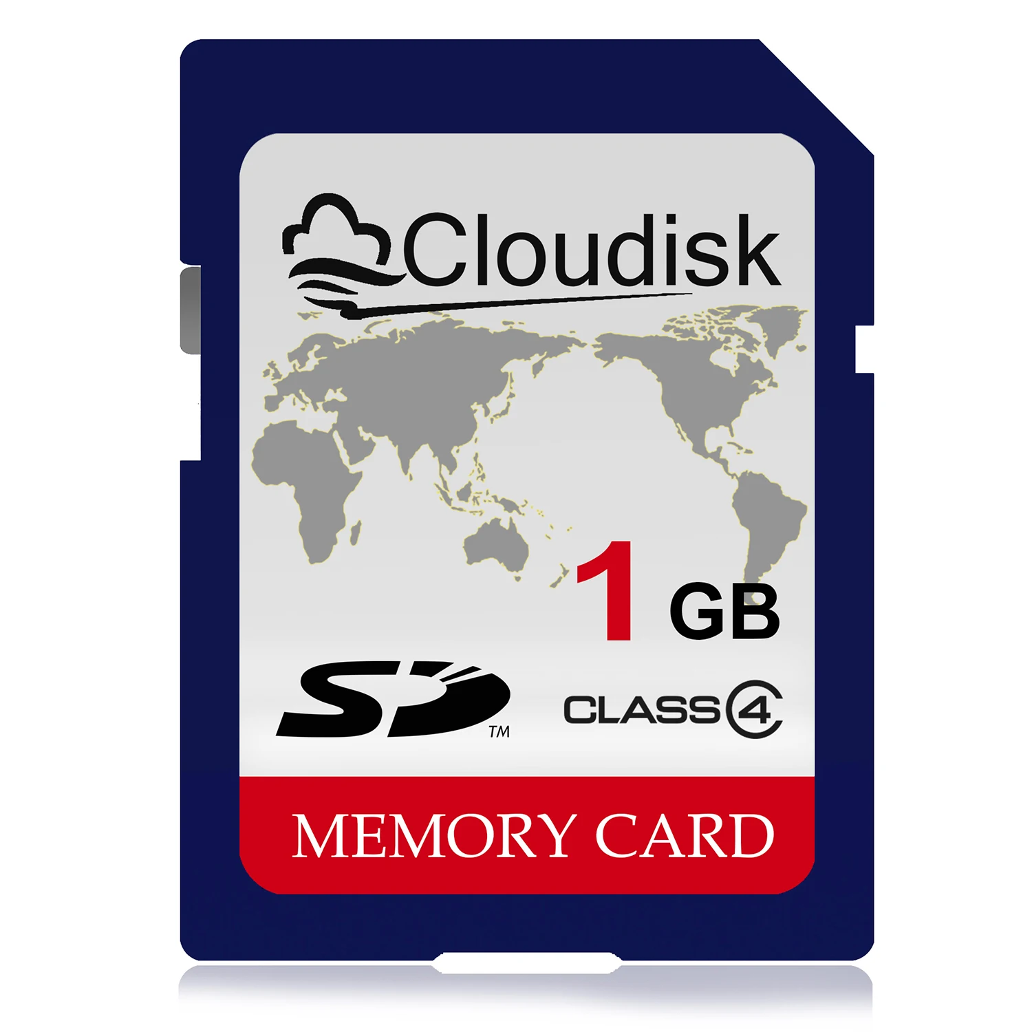 Cloud isk SD-Karte Klasse 6 4GB Weltkarte Klasse 4 2GB 1GB 128MB Speicher karte für Kamera