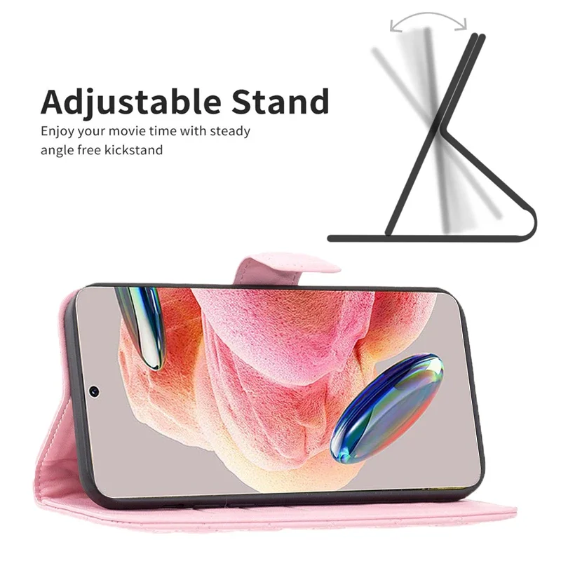 Elegant Magnetic Flip Leather Wallet Case with Fragrance Feature