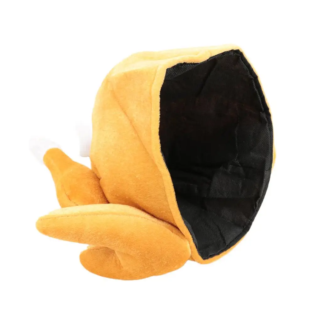 Soft Roasted Funny Turkey Hat Festival Costume Caps Thanksgiving Day