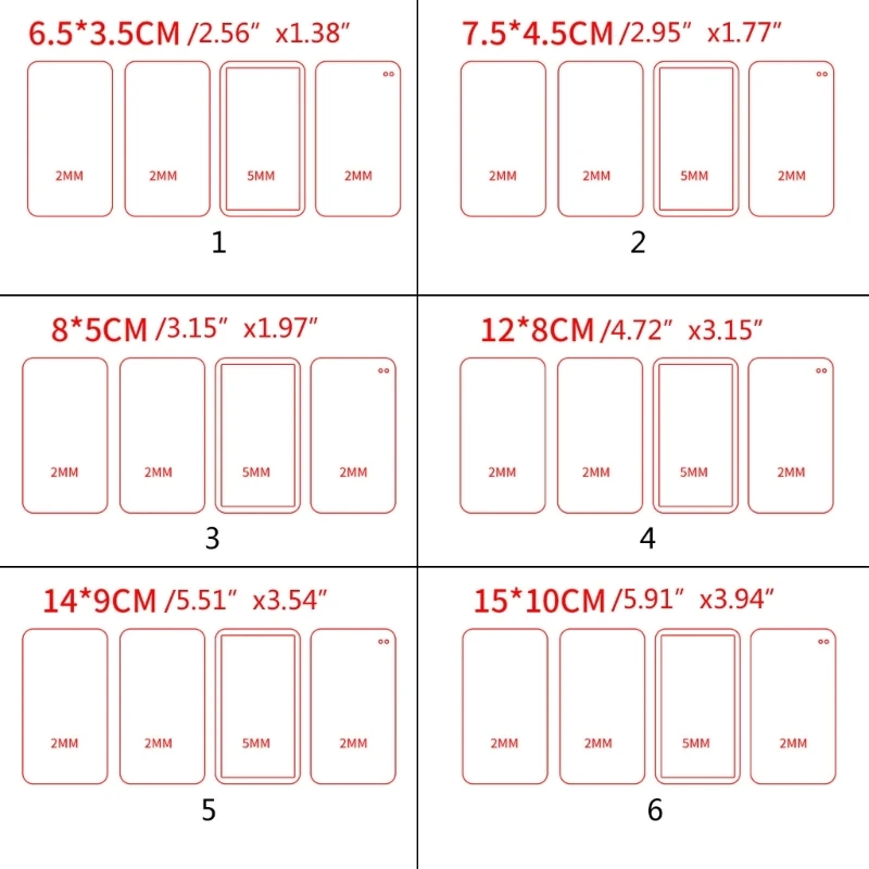 DIY  Blank Card Brick Transparent Acrylic Plate  Mold Empty Plates for DIY Hand-Making  Craft 517F 20 sheets 0 7mm a5 blank sublimation metal plate aluminium sheet name card printing sublimation ink transfer diy craft 150 200mm