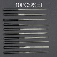 STONEGO 5PCS/10PCS 3x140mm Needle Files Set Jeweler Diamond Carving Craft Tool Metal Glass Stone Hand Tool 5