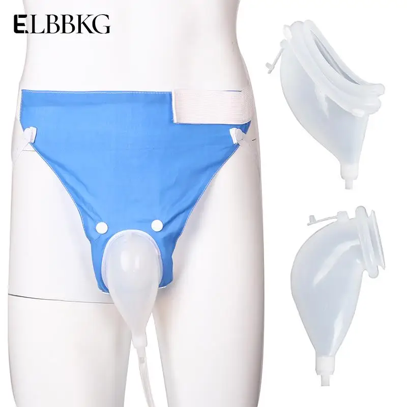 Male Female Toilet Reusable Hypo-allergenic Men Older Woman Silicone Urine Collector Bags Adults Urinal With Urine Catheter Bags