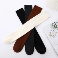 winter autumn girls soft cotton warm knee high socks Breathable baby kids over knee socks Skin-friendly student child long socks 5