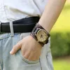 Men'S Cool Worn Wide Cuff Leather Watch Band Watch Retro Punk Style Men'S Stainless Steel Quartz Watch Relogios Masculino 4